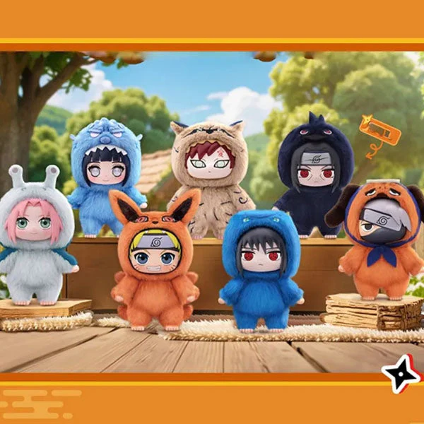 TOP TOY x Naruto Shippuden: "Beast Party" Series Plush Keychain Blind Box (1pc) - Image 2