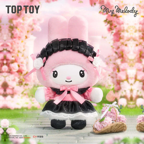 TOP TOY x Sanrio: Kuromi & My Melody "Angel Garden" Series Plush Keychain Blind Box (1pc) - Image 7