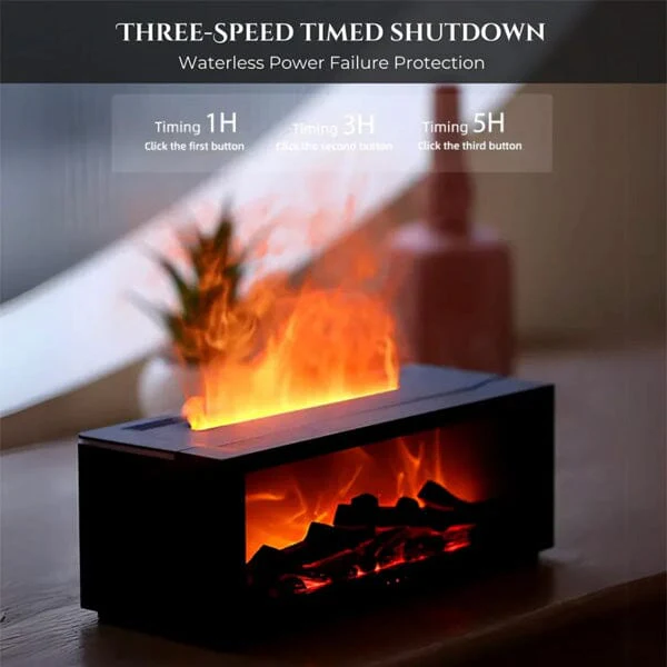 Esencia TranquilFlames: Mini Fireplace Flame Diffuser - Image 6