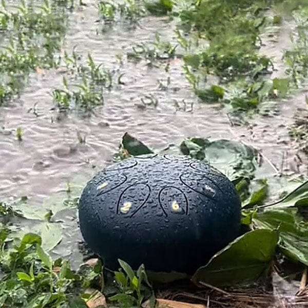 TranquilTones 6" Garden Rain Drum in Matte Black - Image 7