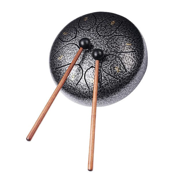 TranquilTones 6" Garden Rain Drum in Matte Black - Image 9