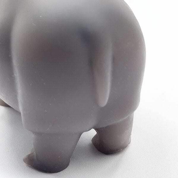 TrueHeart Treasures Squishies® Silicone Reborn Animals: Mini Hippo Newborn Baby (Includes Bed & Bottle) - Image 13