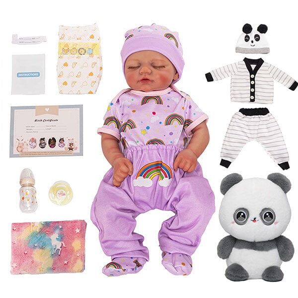 TrueHeart Treasures Dream Weavers Collection Weighted Reborn Lifelike Baby Dolls 3kg (6.61 lb) Baby Aurora - Image 9