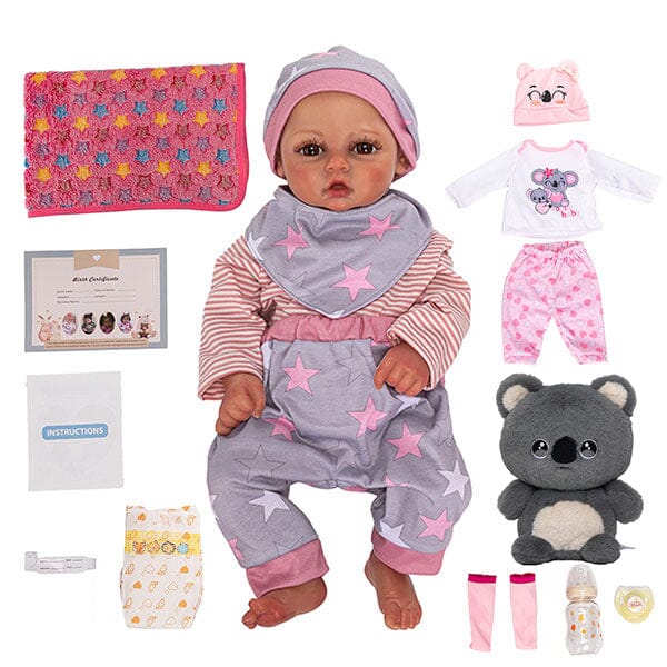 TrueHeart Treasures Dream Weavers Collection Weighted Reborn Lifelike Baby Dolls 3kg (6.61 lb) Baby Evangeline - Image 8