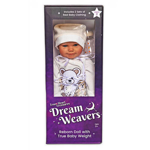 TrueHeart Treasures Dream Weavers Series 2 Weighted Reborn Lifelike Baby Dolls 3kg (6.61 lb) Baby Lily