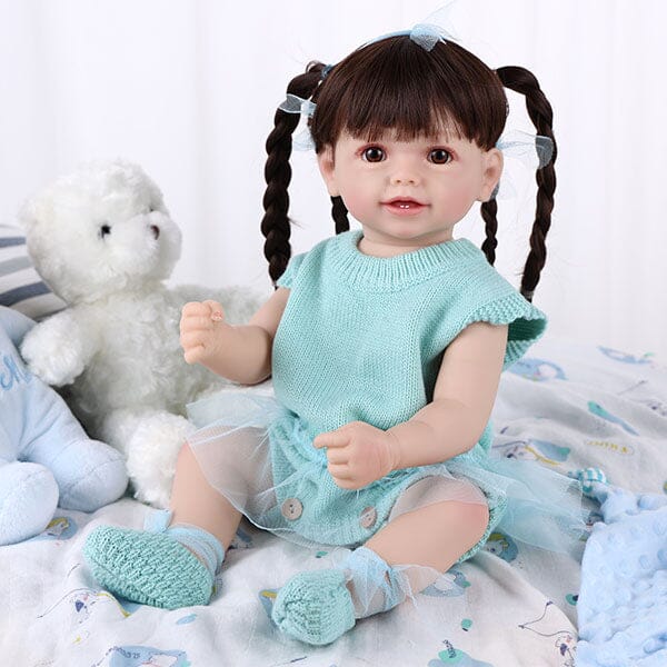 TrueHeart Treasures Weighted Reborn Lifelike Baby Dolls 3kg (6.61 lb) Baby Olivia - Image 3
