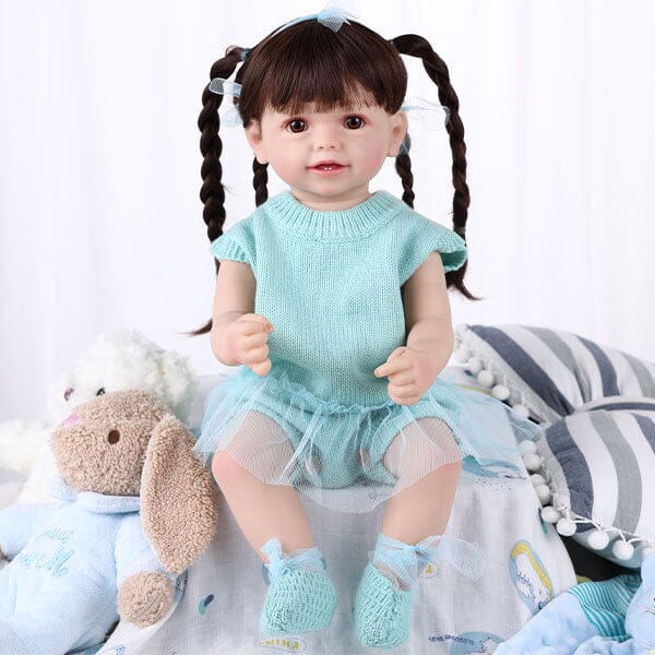TrueHeart Treasures Weighted Reborn Lifelike Baby Dolls 3kg (6.61 lb) Baby Olivia - Image 4