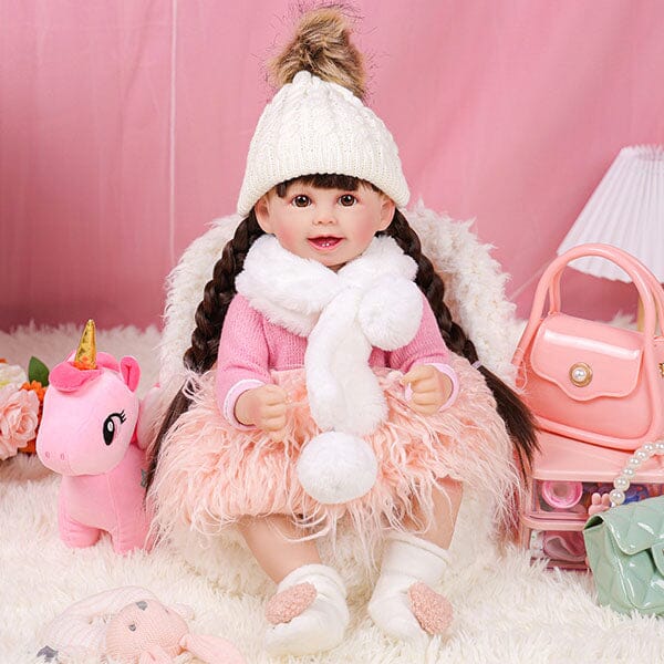 TrueHeart Treasures Weighted Reborn Lifelike Baby Dolls 3kg (6.61 lb) Baby Olivia - Image 5